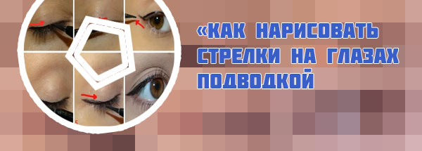 Как рисовать стрелки подводкой для начинающих